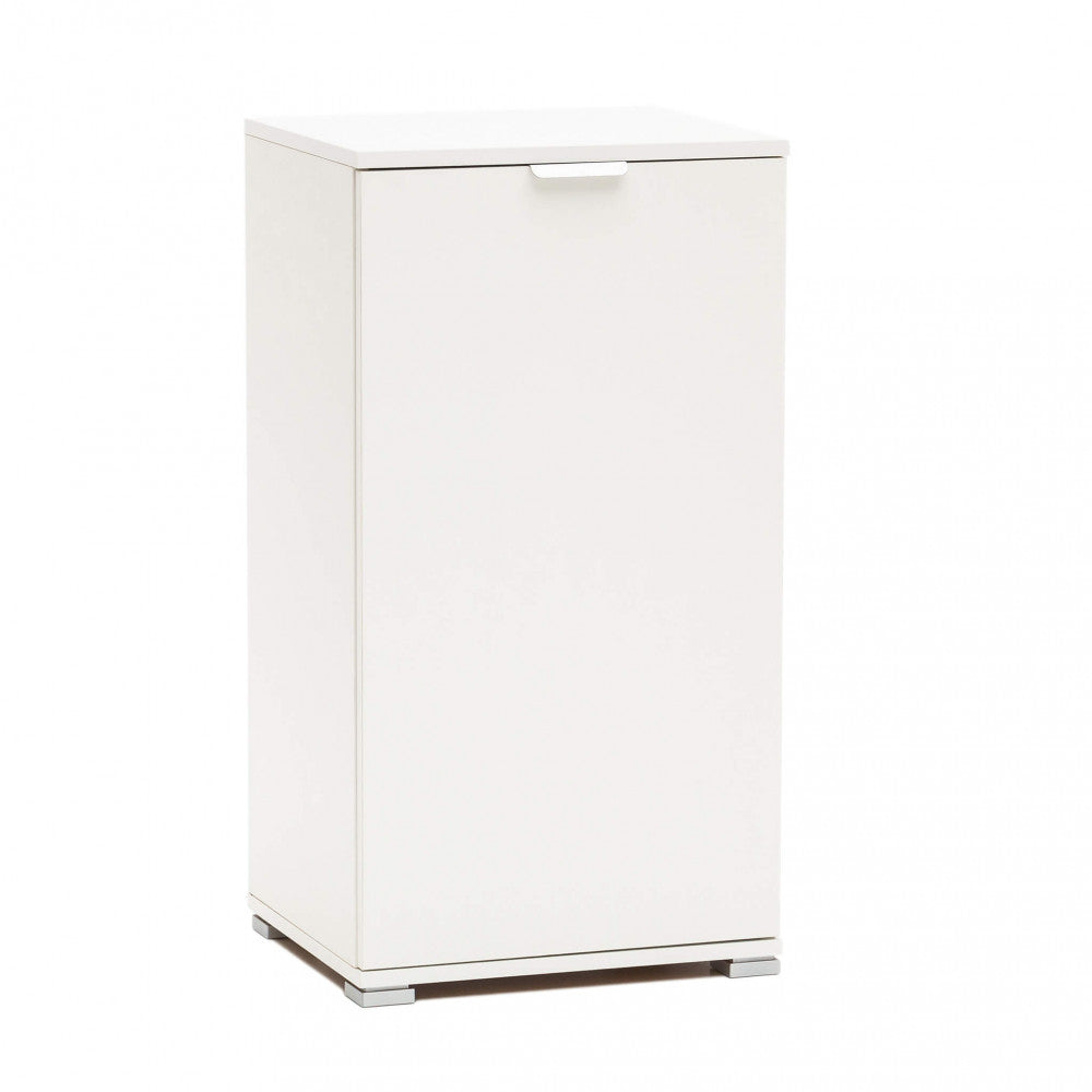 Mobiletto MR805069 chiuso, isolato su sfondo bianco, che evidenzia il suo design minimalista.