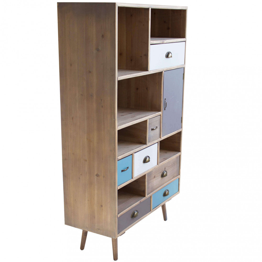 Cosma Cassettiera Mobiletto Perth con Dettagli Metallici