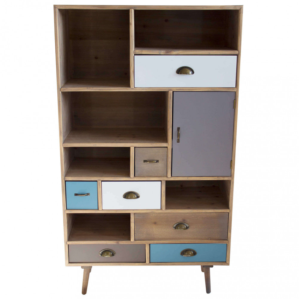 Cosma Cassettiera Mobiletto Perth con Dettagli Metallici