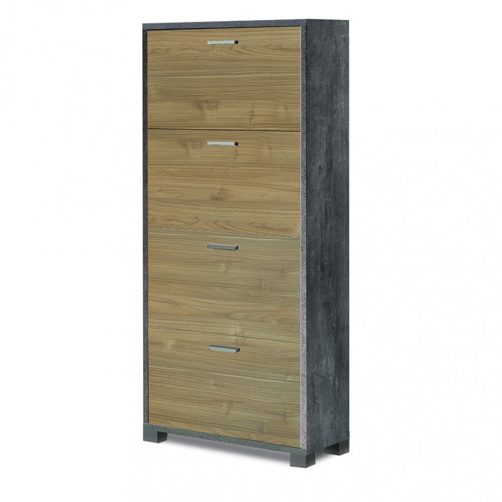 SCARPIERA 4 ANTE P.29 OSSIDO NERO E NOCE STELVIO