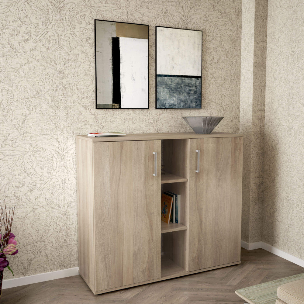 MOBILETTO 2 ANTA E 3 MENSOLE FRANK OLMO CHIARO