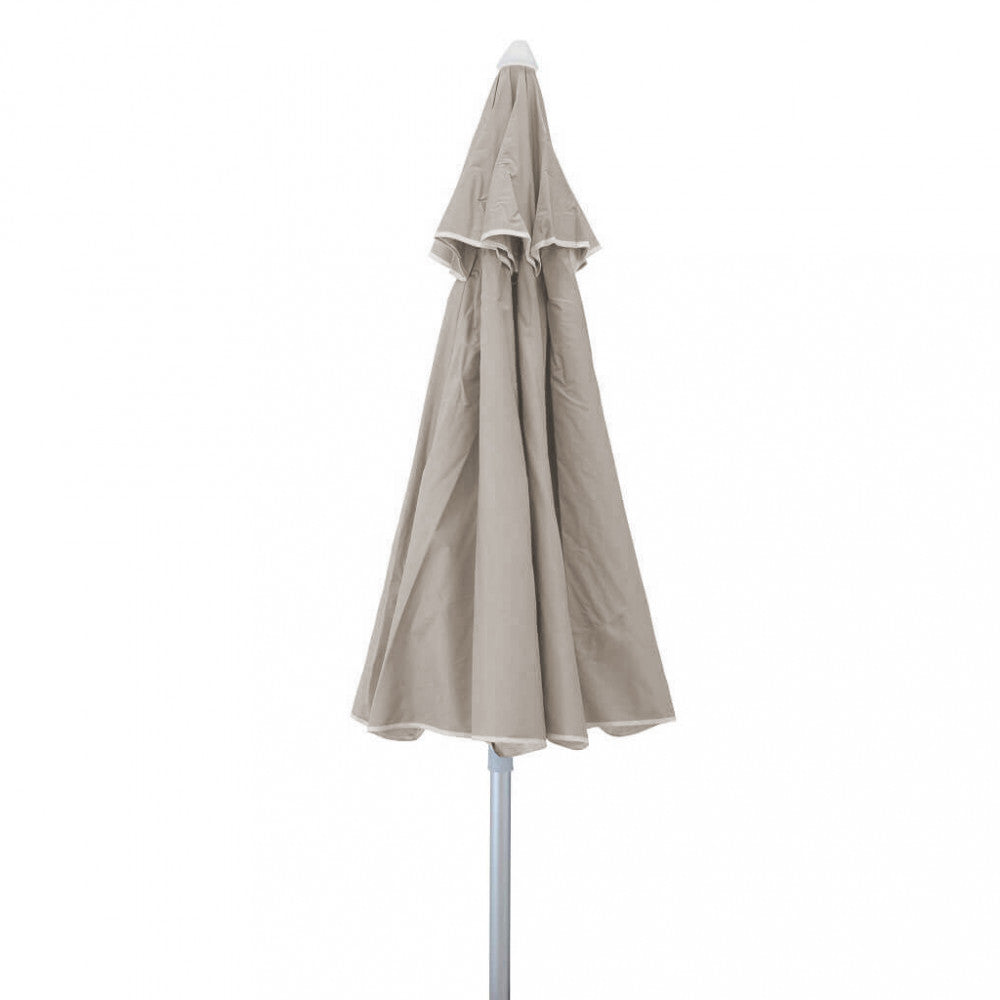 Ombrellone da Spiaggia Palo in Alluminio 220 cm Beige - OM807037-BEIG - foto 3