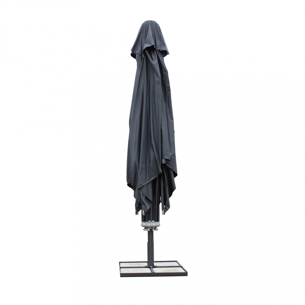 Ombrellone da giardino professionale 5x5 colore antracite