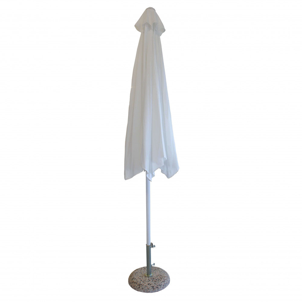 Ombrellone Cosma Poly Eco bianco chiuso