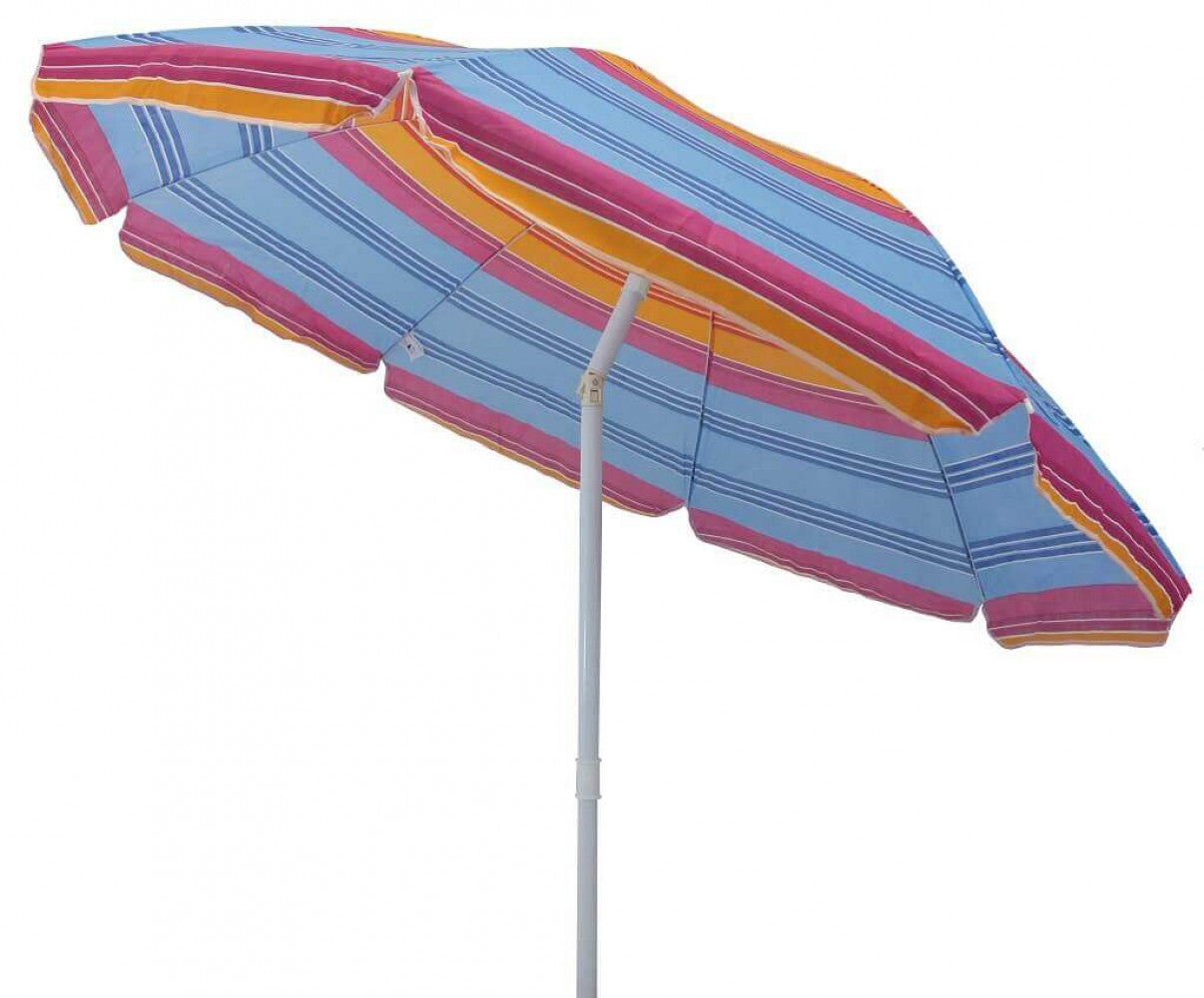 Ombrellone da spiaggia in TNT diametro 200cm colori assortiti.