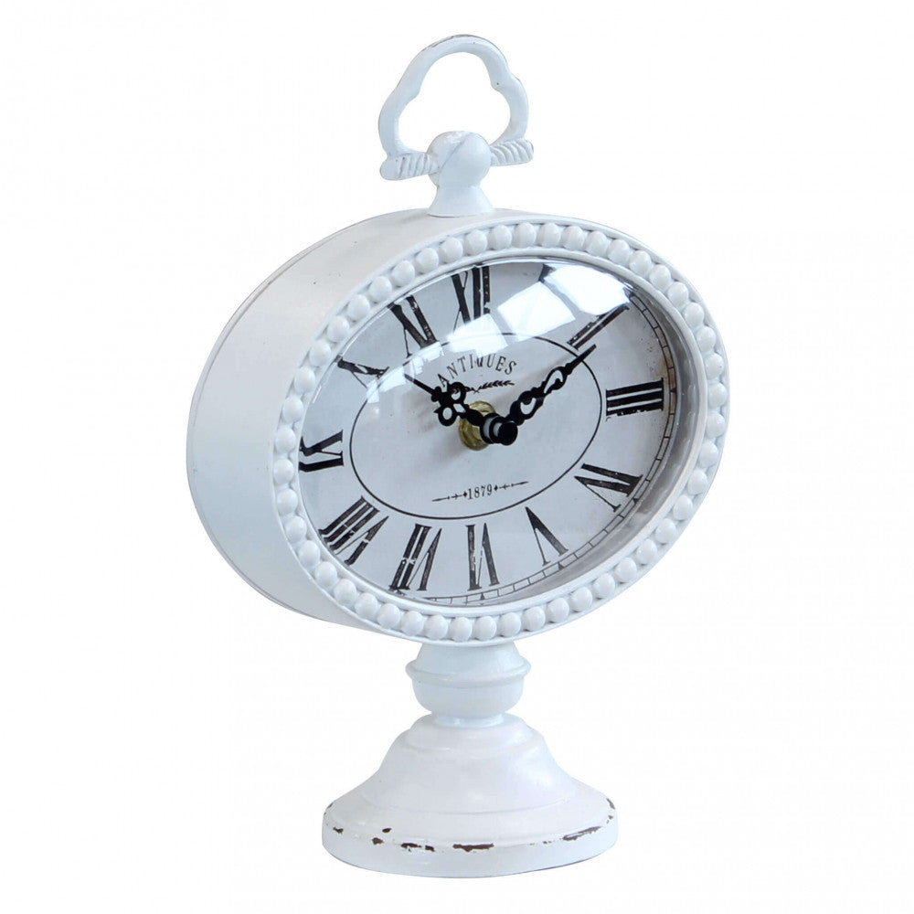 Cosma Orologio da Appoggio con Finitura Anticata