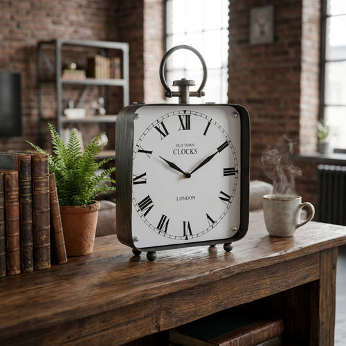Dettaglio quadrante orologio Cosma con numeri romani