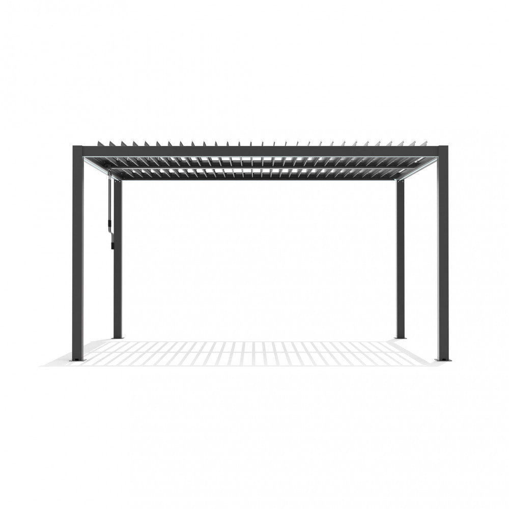 Pergola Bioclimatica 3 x 4 m in Alluminio Grigio Scuro - GA802107-DGRE - foto 10