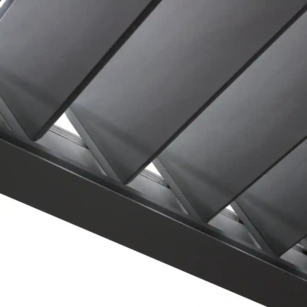 Struttura in alluminio colore antracite della pergola bioclimatica 3x4 by Albert