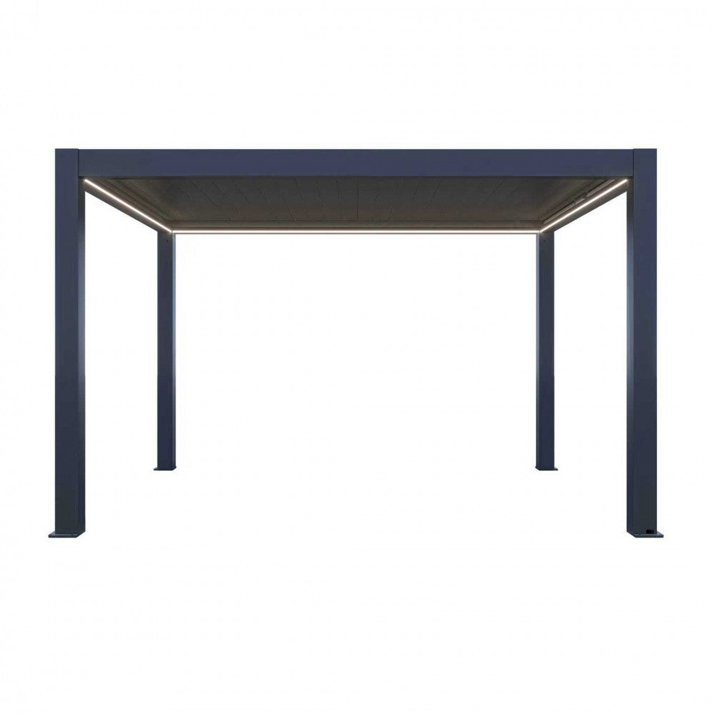 Pergola Bioclimatica Motorizzata 3 x 4 in Alluminio Antracite - GA802194-DGRE - foto 4