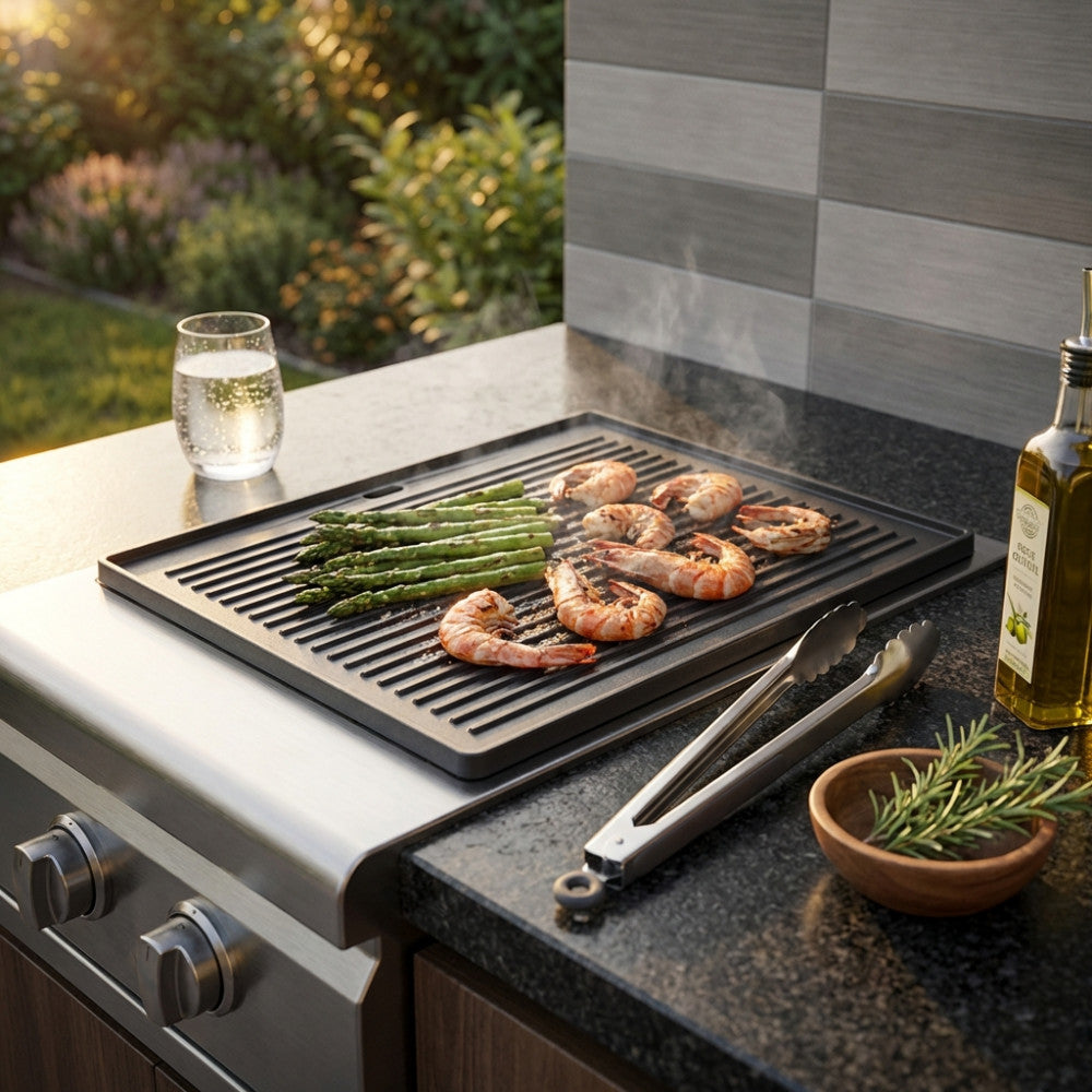 Piastra Grande in Ghisa per Barbecue Maine - BQ804162