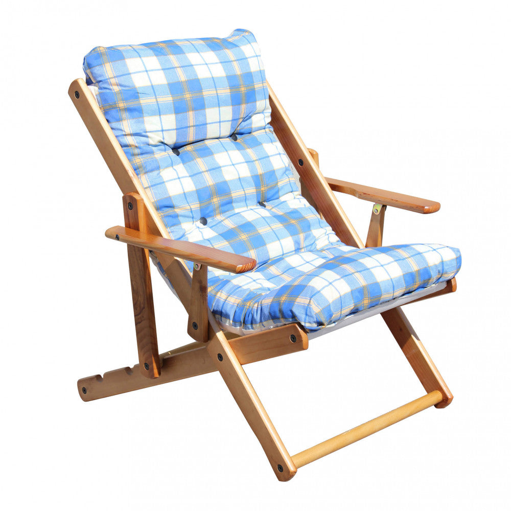 Cosma Poltrona Relax con Struttura in Legno Miele
