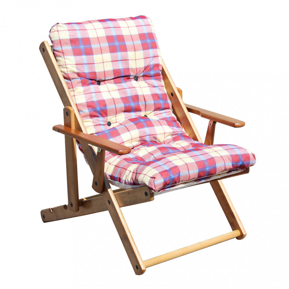 Cosma Poltrona Relax con Struttura in Legno Miele