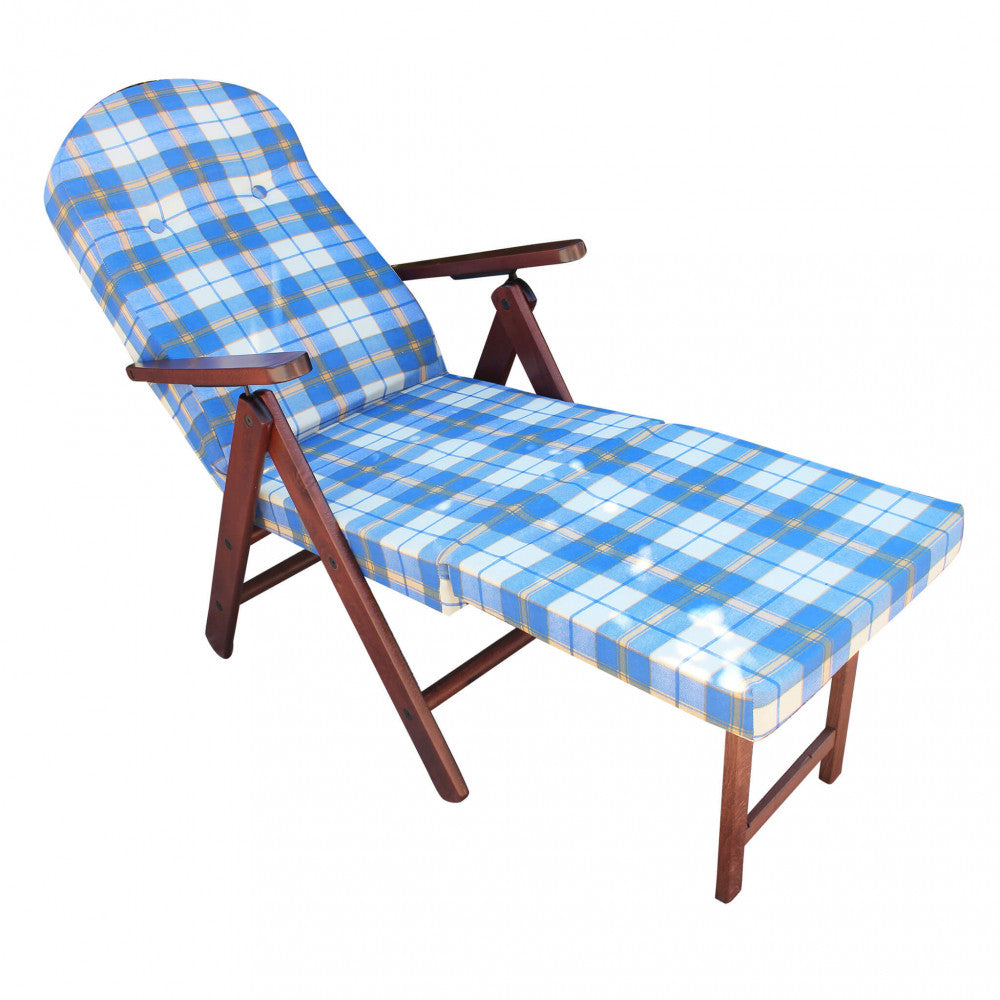 Struttura pieghevole con prolunga della poltrona Cosma HF807066-BLU