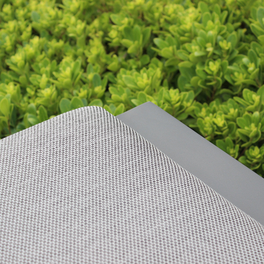 Poltrona reclinabile da giardino Giacarta antracite in alluminio con cuscino