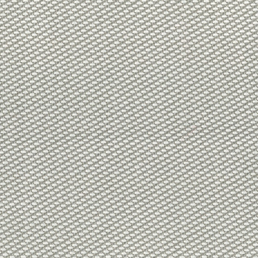 Dettaglio macro del tessuto in poliestere beige, che mostra la trama resistente e la finitura premium.