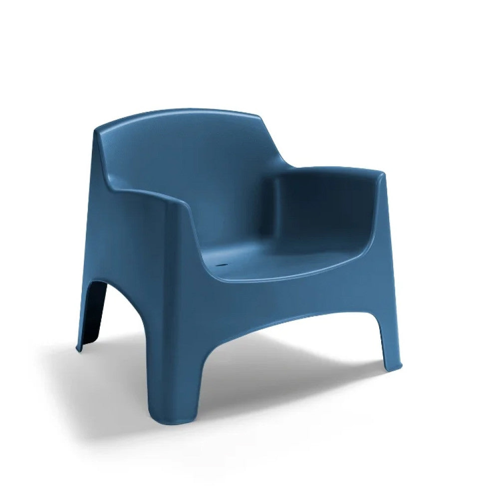 Poltrona Ibiza in Polipropilene Blu - HF807375-BLU - foto 3