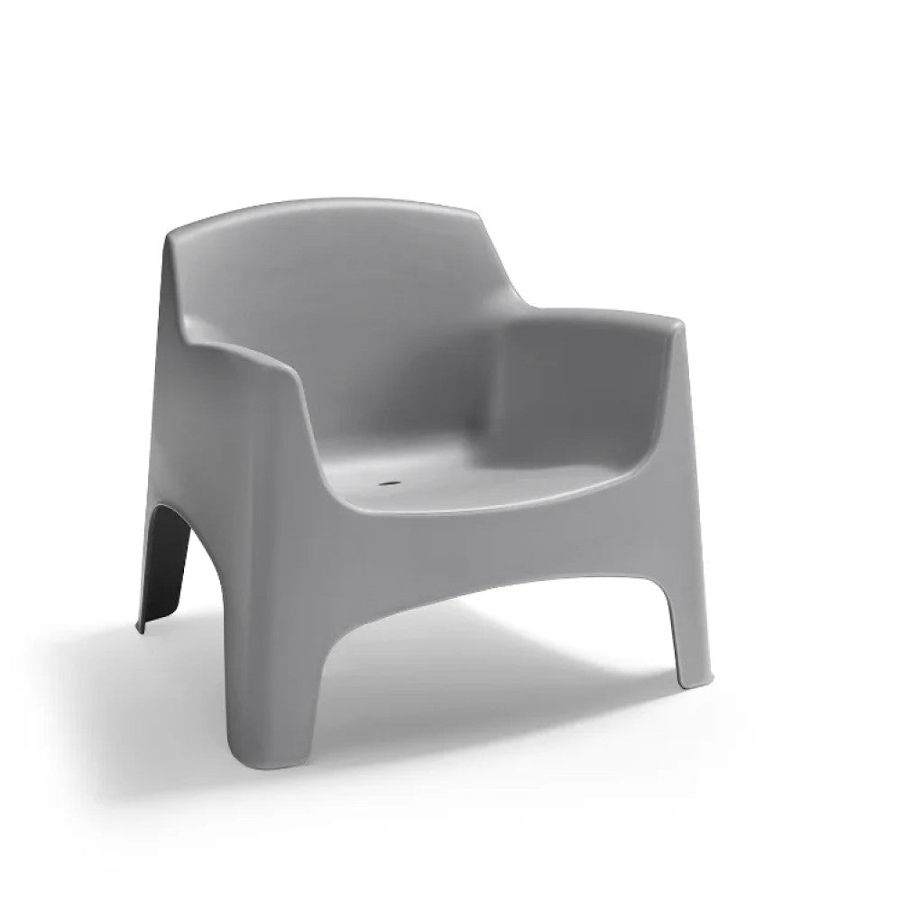 Poltrona Ibiza in Polipropilene Grigio Chiaro - HF807375-LGRE - foto 3