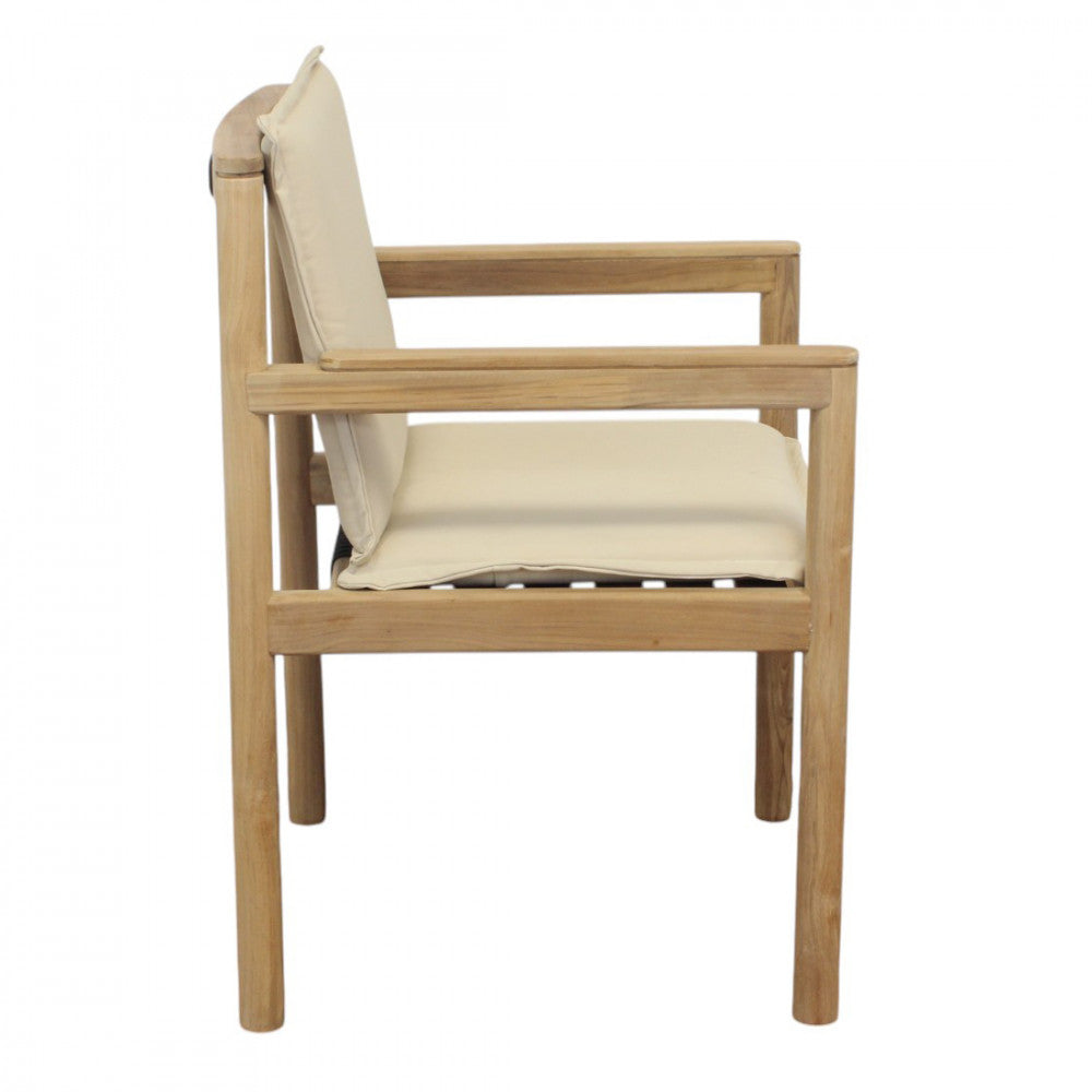 Poltrona Istanbul Impilabile in Teak con Cuscini - TE804340 - foto 11