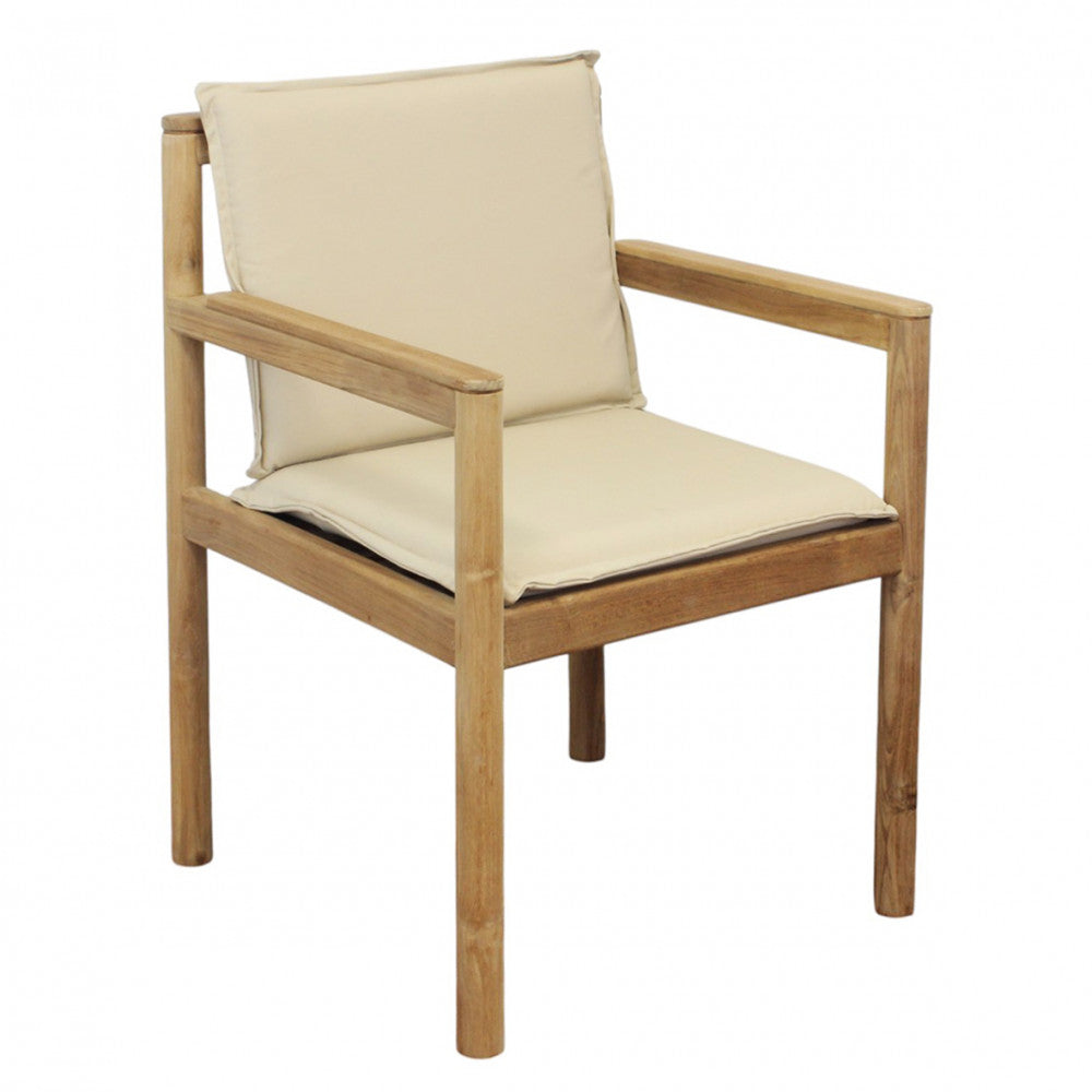 Poltrona Istanbul Impilabile in Teak con Cuscini - TE804340 - foto 3