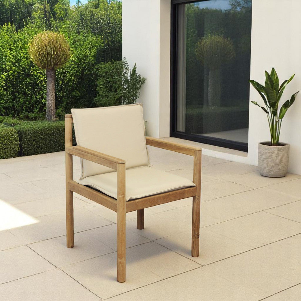 Poltrona Istanbul Impilabile in Teak con Cuscini - TE804340 - foto 6