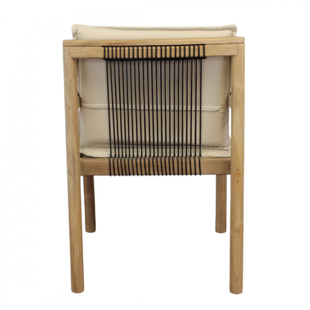 Poltrona Istanbul Impilabile in Teak con Cuscini - TE804340 - foto 7