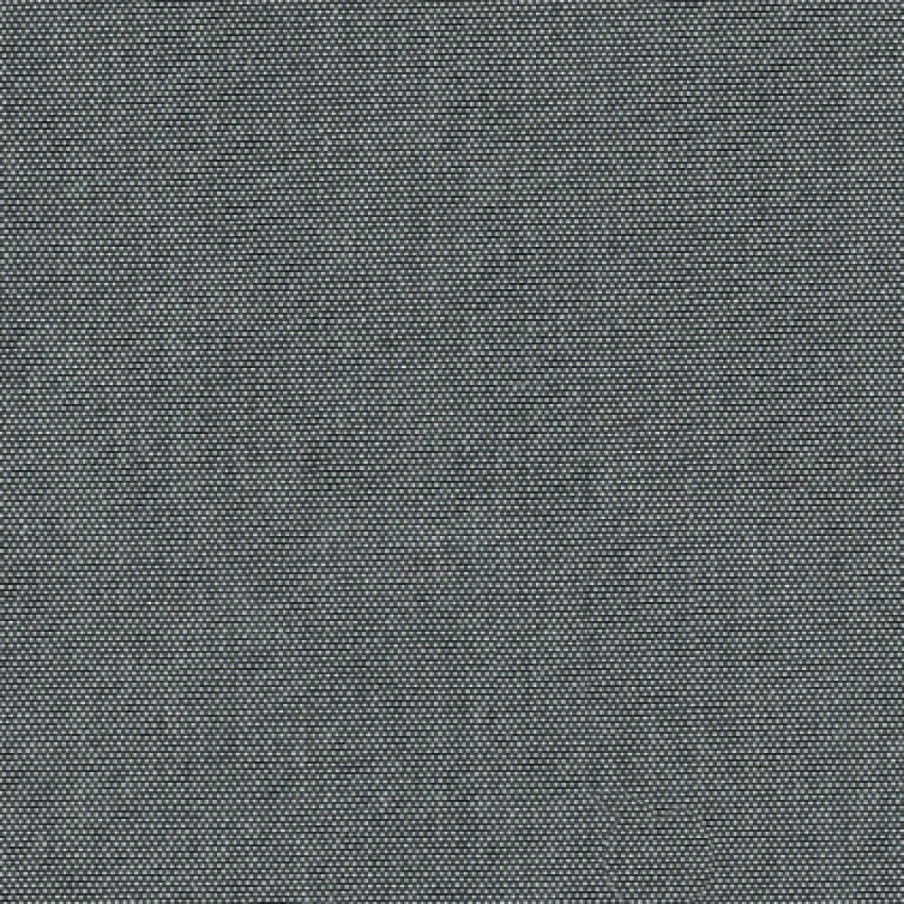 Macro dettaglio del tessuto in poliestere grigio della poltrona Lafayette, che ne rivela la trama materica.