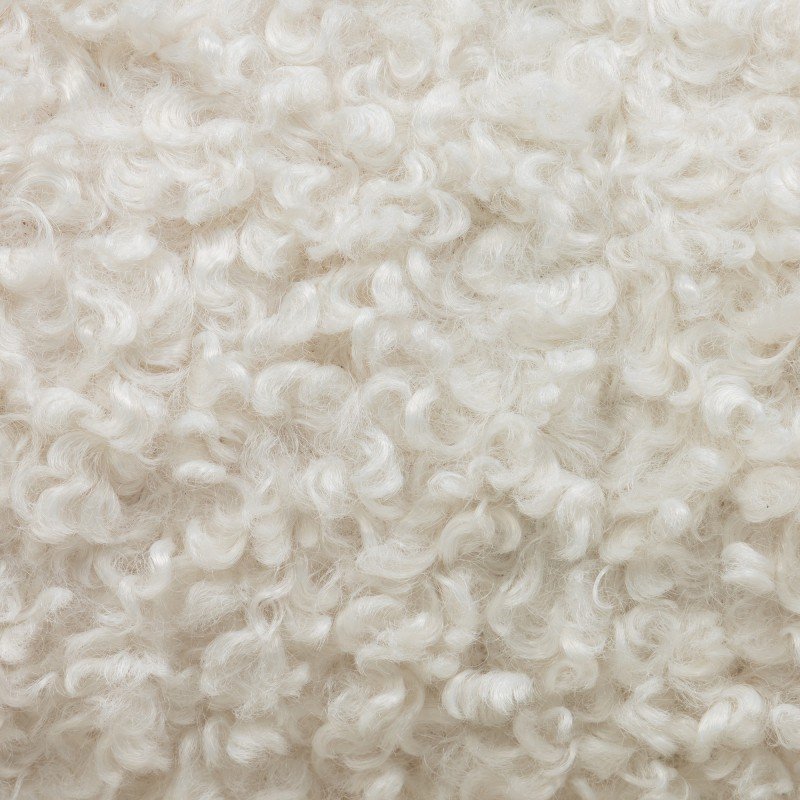 Poltrona Lole in bouclé crema con gambe in frassino noce - NN-LOL-UPH-ARM-CRE-650 - foto 7