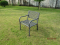 Poltrona outdoor Cosma Montreal in acciaio nero
