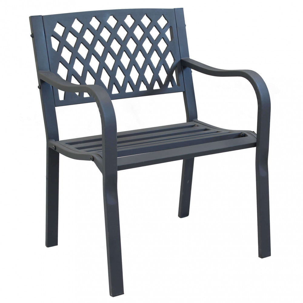 Set arredo esterno con poltrona Cosma nera