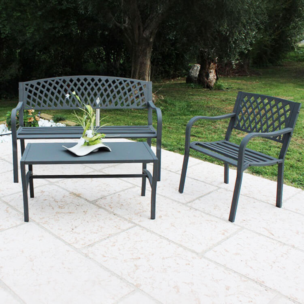 Cosma Poltrona Outdoor con Schienale a Rombi
