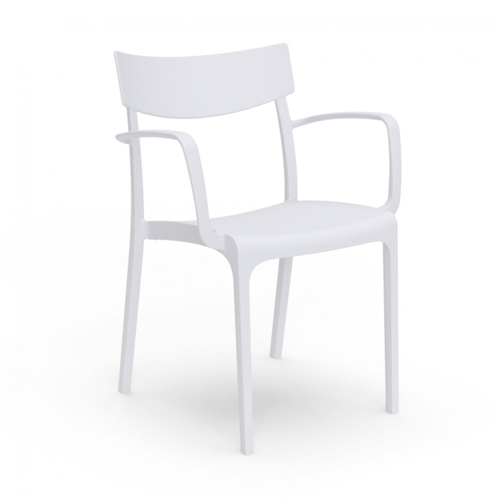 Poltrona Provence in Polipropilene Bianco - HF807379-BIAN - foto 3