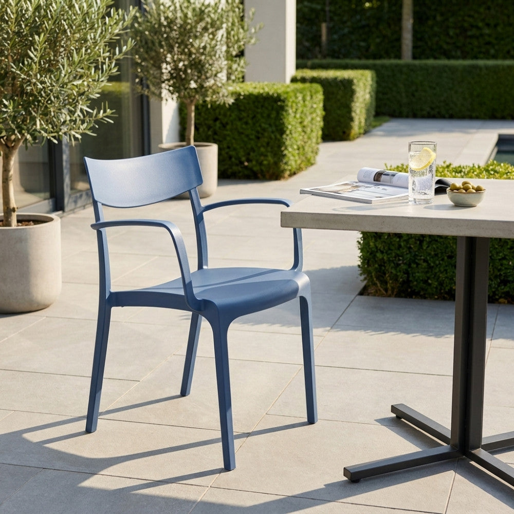 Poltrona Provence in Polipropilene Blu - HF807379-BLU