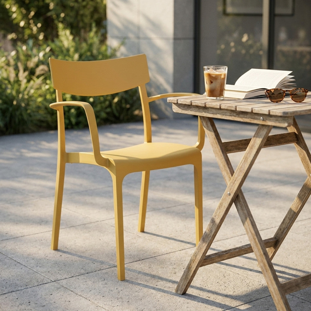 Poltrona Provence in Polipropilene Giallo - HF807379-GIAL