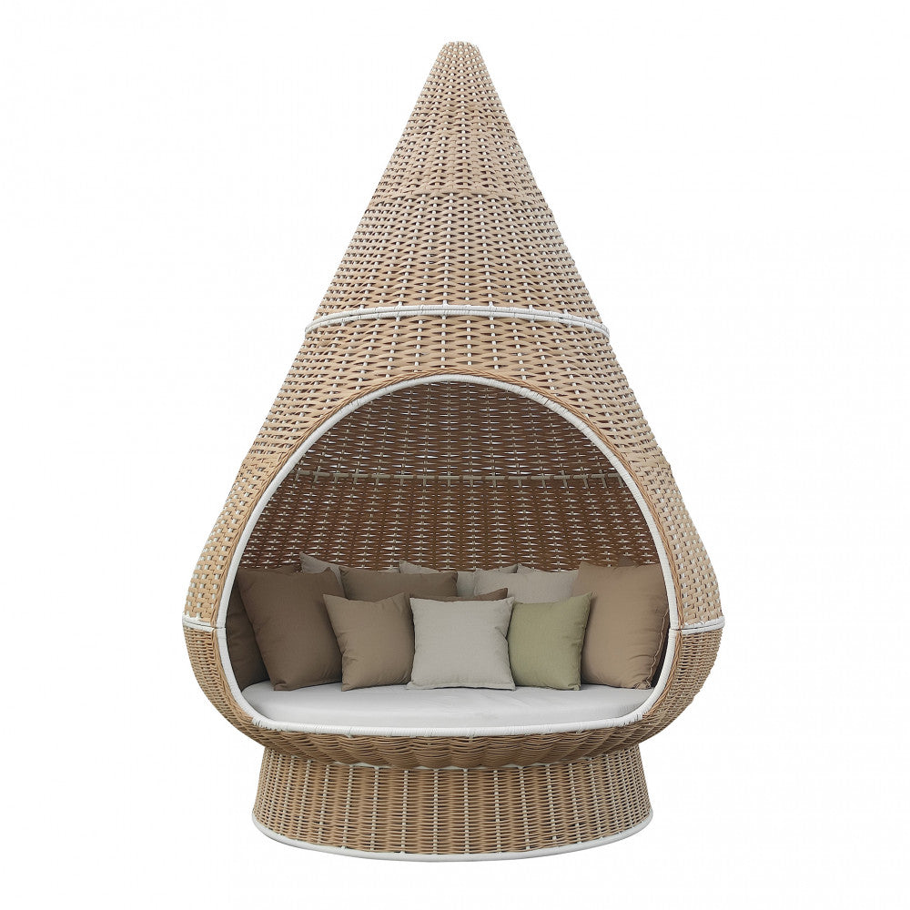 Poltrona Relax Santa Fe in Rattan e Poliestere - AT804330-NAT - foto 3