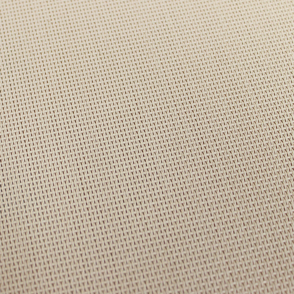 Dettaglio macro del tessuto in textilene tortora di prima qualità, che mostra la sua trama resistente e traspirante.