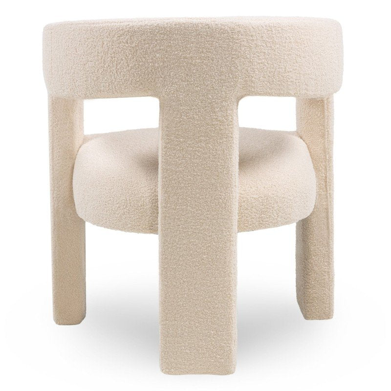 Poltroncina Lauren in bouclé beige - NN-LAU-UPH-ARM-BEI-628 - foto 8