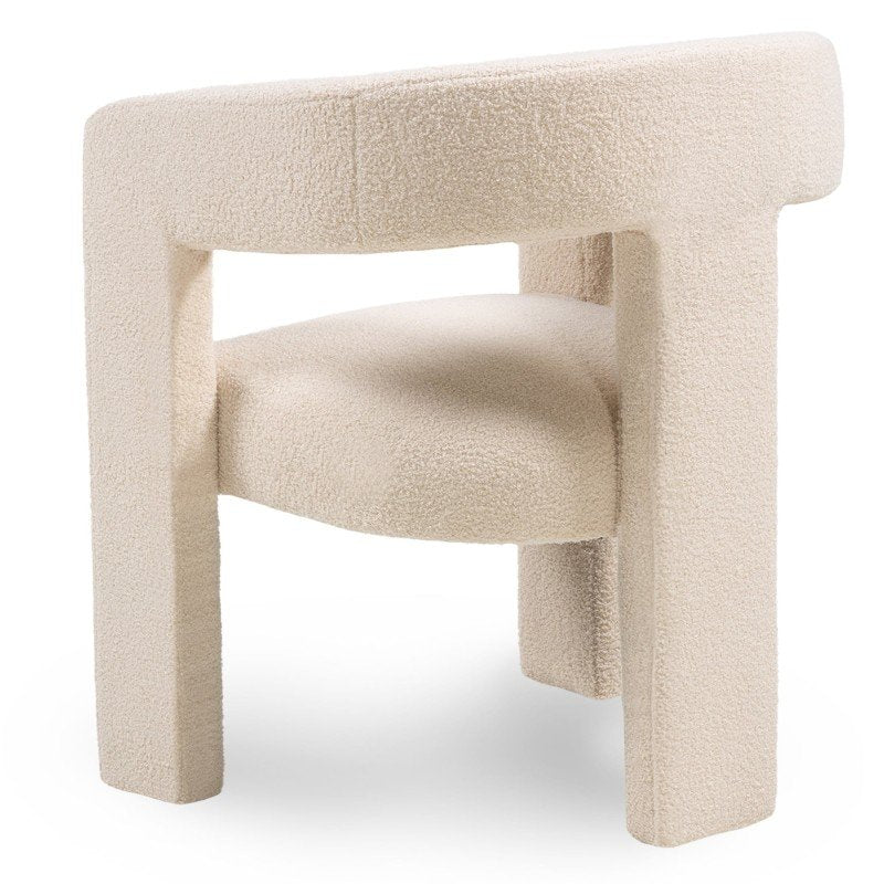 Poltroncina Lauren in bouclé beige - NN-LAU-UPH-ARM-BEI-628 - foto 9