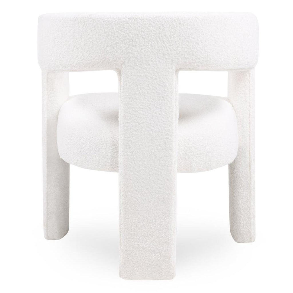 Poltroncina Lauren in bouclé crema - NN-LAU-UPH-ARM-CRE-116 - foto 3