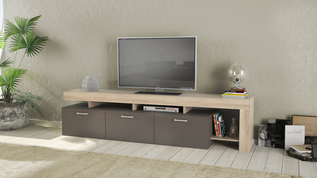 Porta TV Vale Olmo e Grigio 220 cm - MK801524 - foto 4
