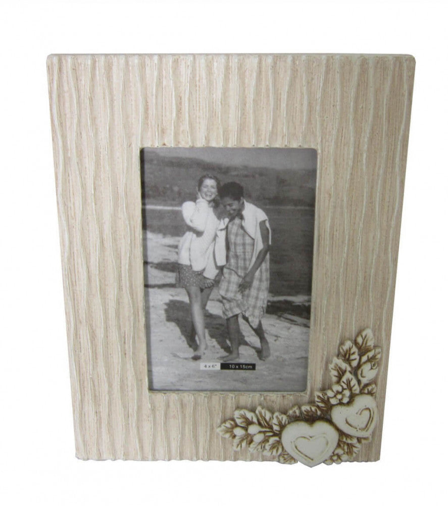 Cosma Portafoto Shabby Chic con Decoro a Rilievo
