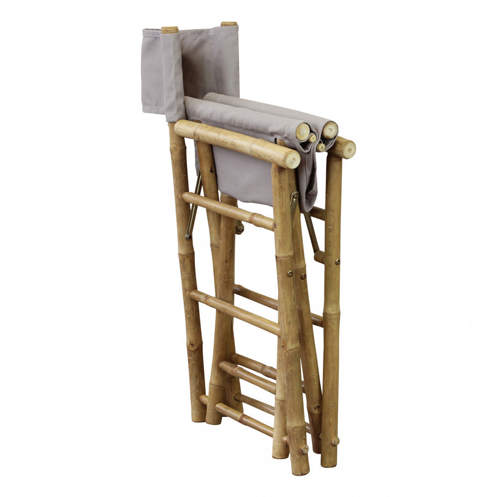 Dettaglio della struttura in bamboo della sedia Regista Mojito.