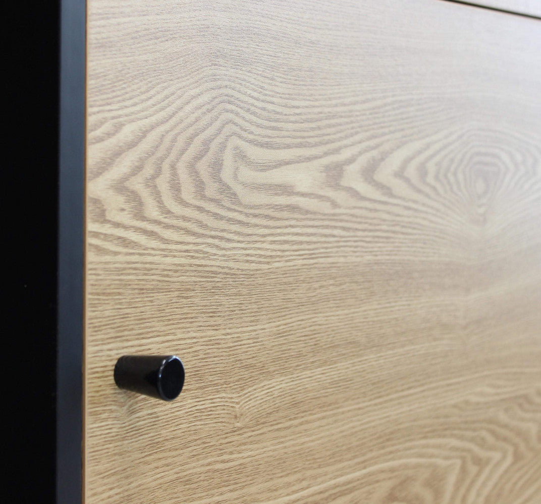 MOBILE ELWOOD NERO E NATURALE