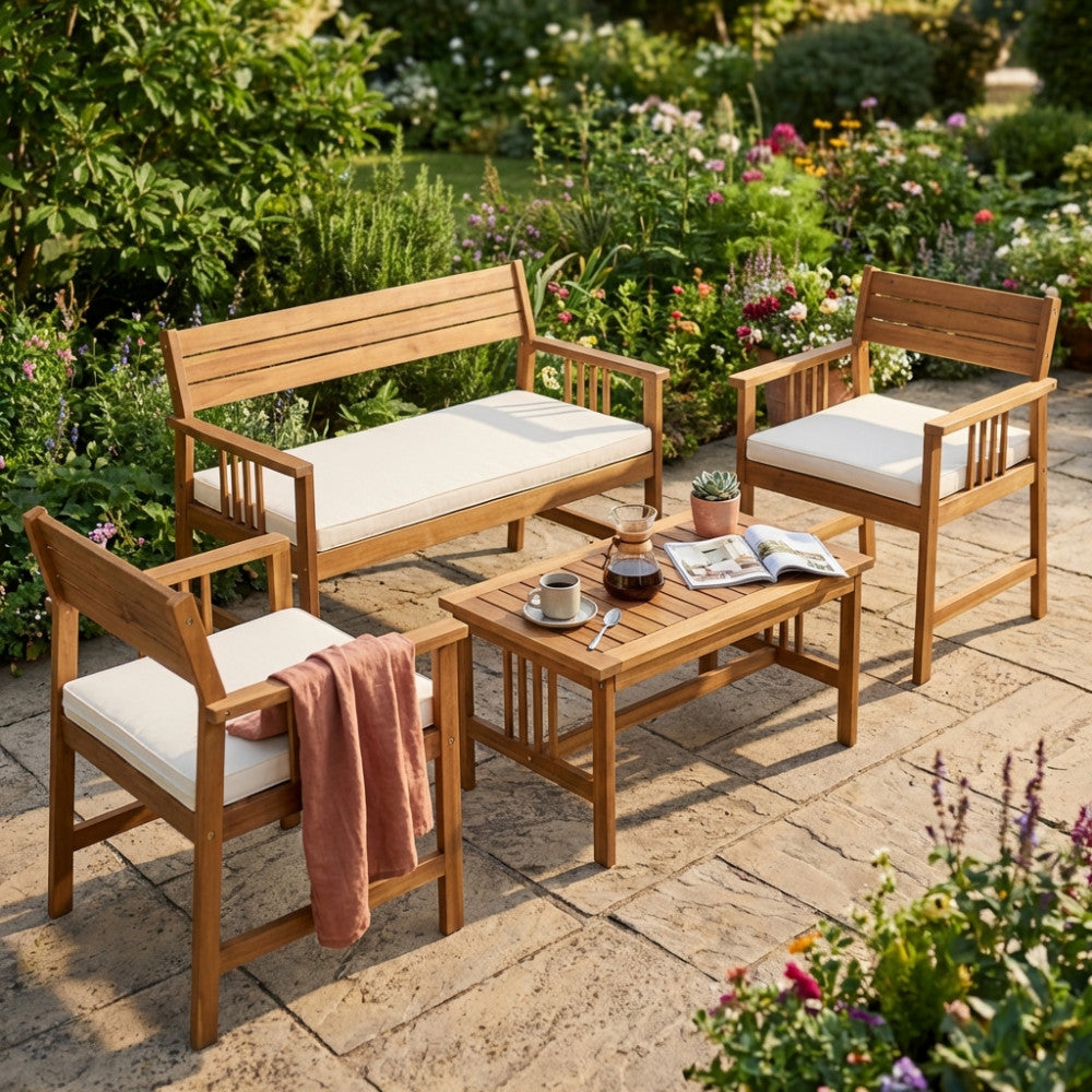 Salotto Cosma Bali in legno di acacia