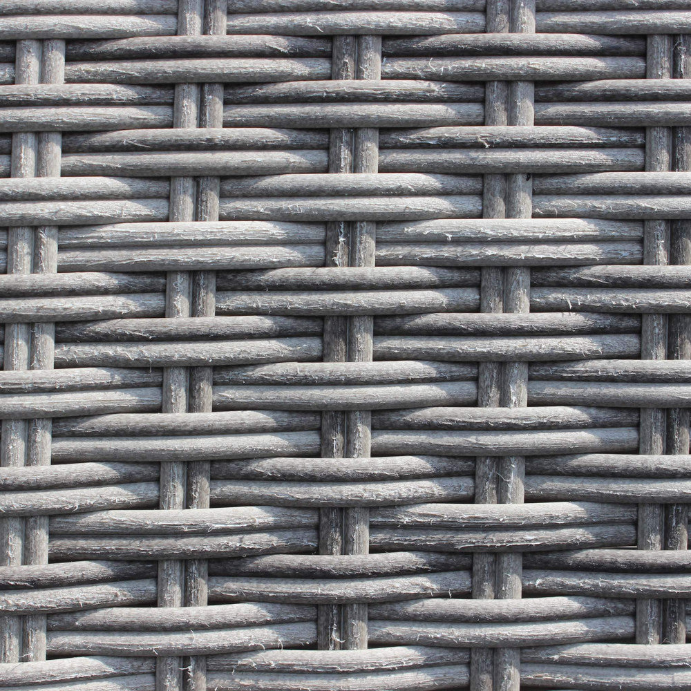 Salotto Paraguay 4 Posti in Wicker Grigio con Cuscini - WI806881-GREY - foto 5