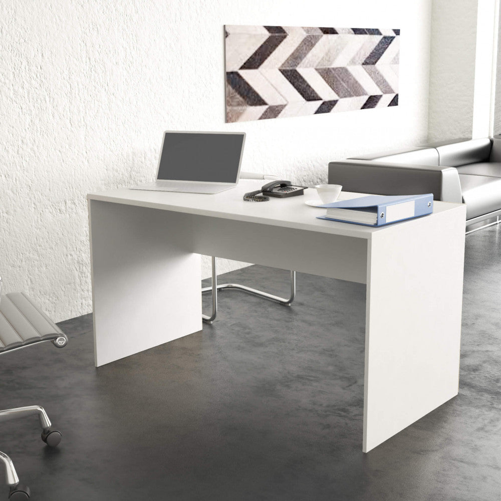 Scrivania Josie Bianca, ideale per ufficio o studio domestico con design moderno | Albert Stock