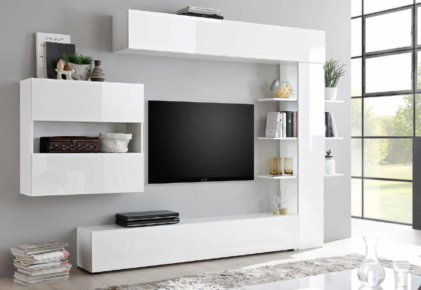 SOGGIORNO BIANCO LUCIDO ENEA