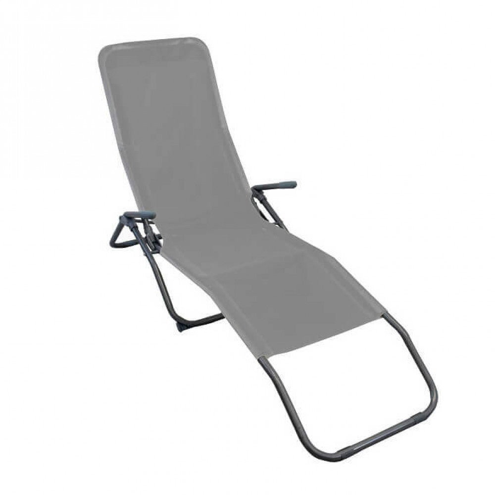 Vista laterale della sdraio ergonomica Cosma Samba