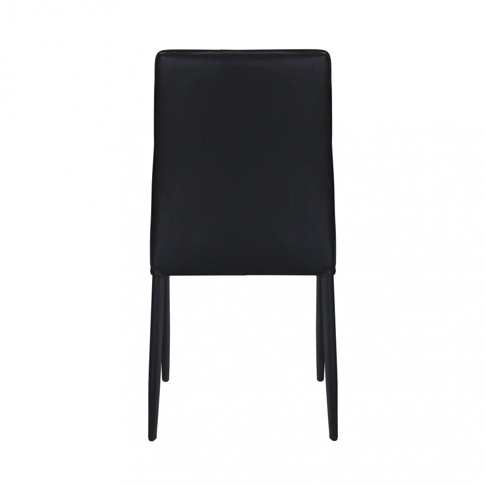 Sedia Blossom moderna da interni, elegante e leggera per sala da pranzo vista dal retro