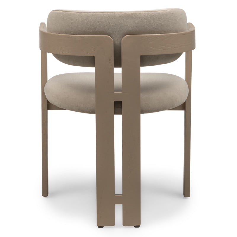 Sedia da pranzo Narel marrone chiaro con struttura in frassino - NN-NAR-UPH-CHA-LIGBRO-419